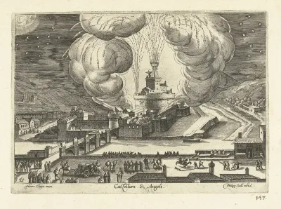 Vuurwerk op de Engelenburcht