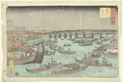 Vuurwerk te Ryogoku