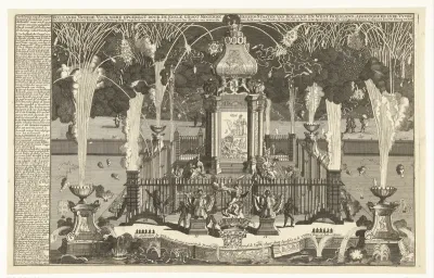 Vuurwerk ter ere van de vrede van Utrecht, 1713
