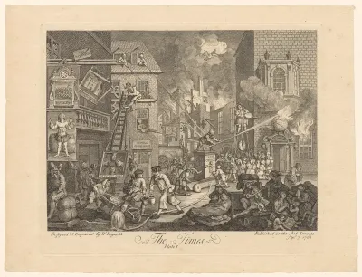 Vuurzee in Londen