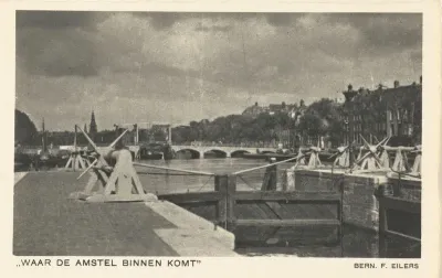 Waar de Amstel binnen komt