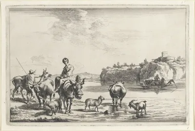 Wachten op de veerboot