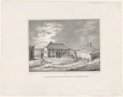 Wachthuis aan de Boschpoort te Bergen op Zoom, 1830-1831