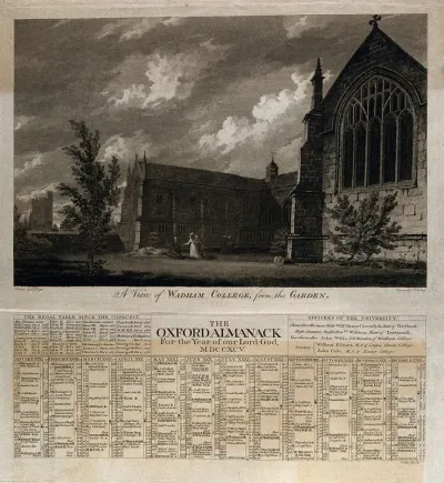 Wadham College, Oxford: from the garden