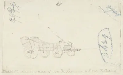 Wagen in Duitsland voor vervoer van bagage en passagiers