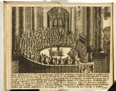 Wahre Abbildung des in A. 1545 angefangenen und A. 1563 geendigten Concily zu Trient ...