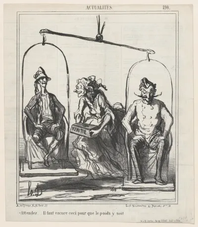 Wait, we still need this to get the weight right!, from "News of the Day"