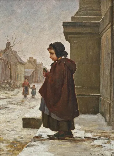 Waiting for the friend