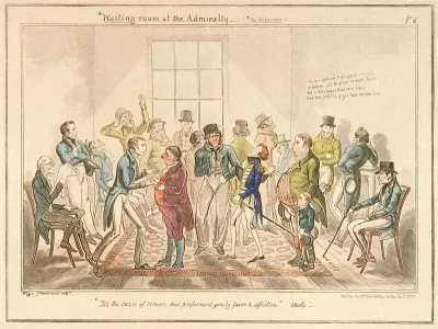 Waiting Room at the Admiralty, from The Progress of a Midshipman