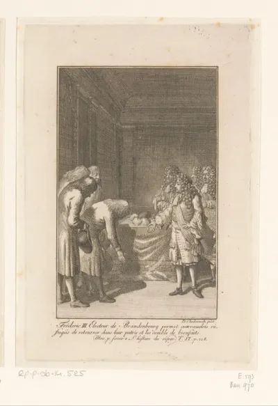 Waldenzen buigen voor keurvorst Friedrich Wilhelm