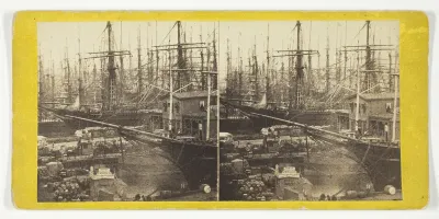 Wall Street Ferry, New York, No. 4579 from the series "Anthony's Stereoscopic Views"