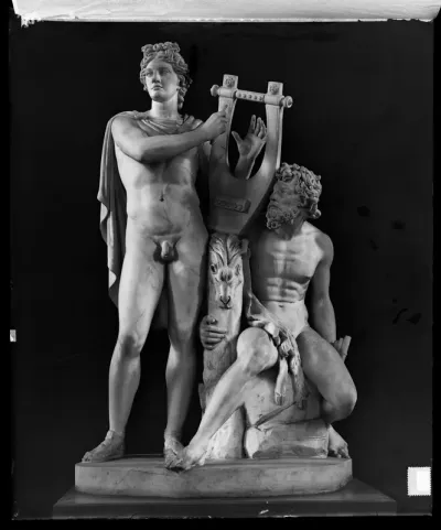 Walter Runeberg: "Apollon ja Marsyas" vuodelta 1872