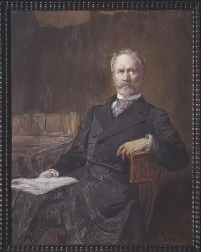 Walther von Hallwyl (1839-1921) preparatory study