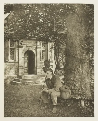 Walton and Cotton's Fishing House (The Doorway)