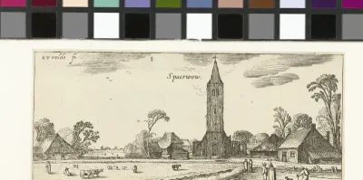 Wandelaars op een weg bij Spaarnwoude
