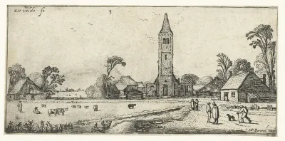 Wandelaars op een weg bij Spaarnwoude