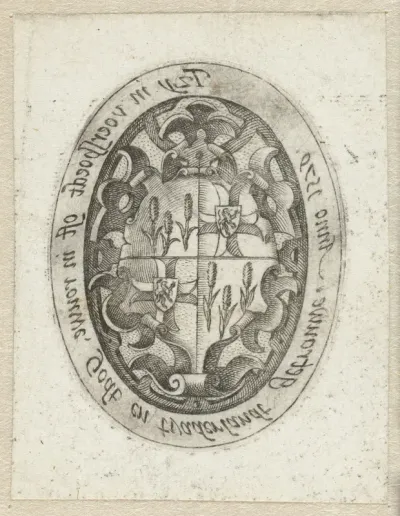Wapen met leeuwen en korenaren