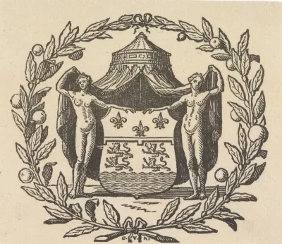 Wapen met vier leeuwen en watergolven