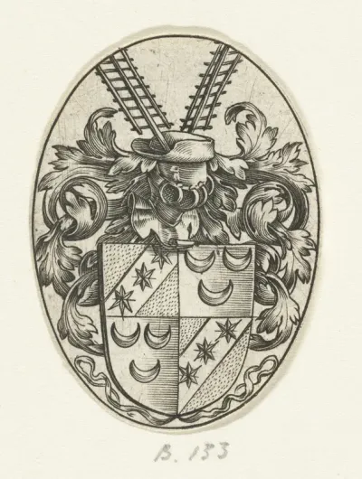 Wapen van de families Van Wassenaer en Van Matenesse