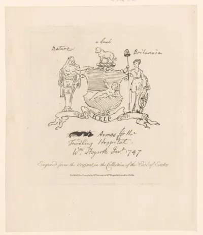 Wapen van het Foundling Hospital in Londen