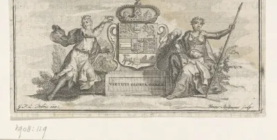 Wapen van Johan Willem Friso, prins van Oranje-Nassau