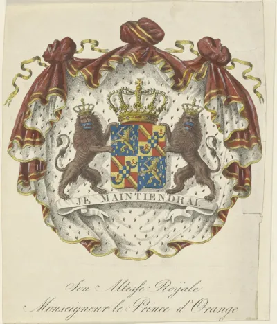 Wapen van Willem III, koning der Nederlanden