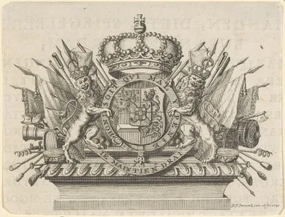 Wapen van Willem IV, prins van Oranje-Nassau
