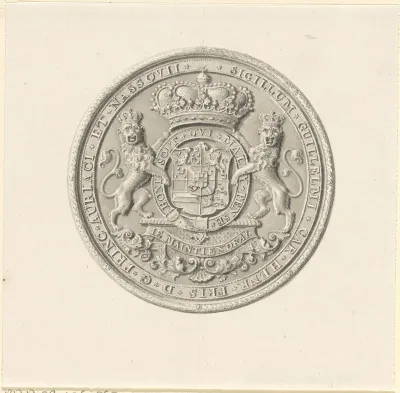 Wapen van Willem IV, prins van Oranje-Nassau