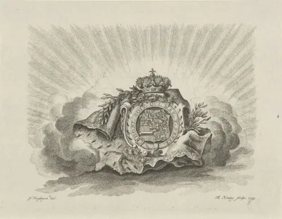 Wapen van Willem V, prins van Oranje-Nassau