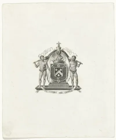 Wapenschil met devies