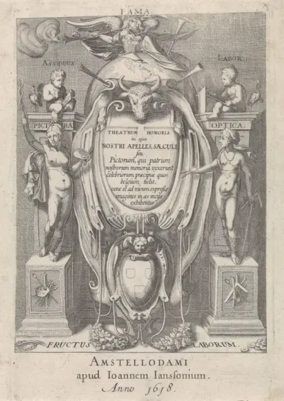 Wapenschild en personificaties