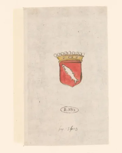 Wapenschild met vis