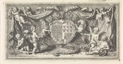 Wapenschild van Caroline van Ansbach, prinses van Wales