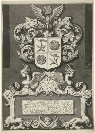 Wapenschild van de gebroeders Simon en Otto, graven van Lippe