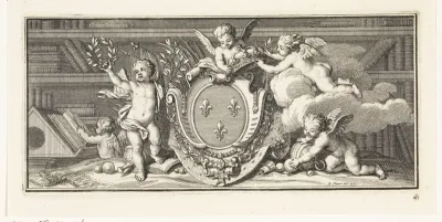 Wapenschild van koning Lodewijk XIV van Frankrijk