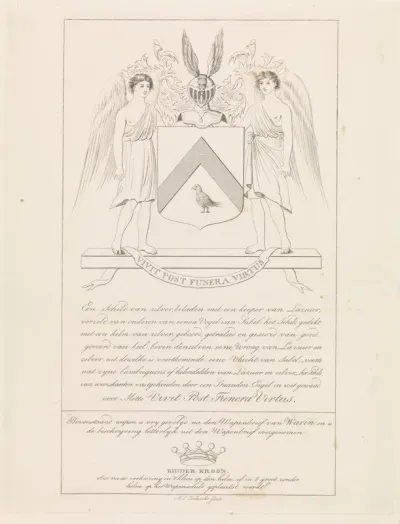 Wapenschild van Nicolaas Warin
