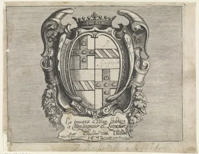 Wapenschild van Roger du Plessis, hertog van Liancourt