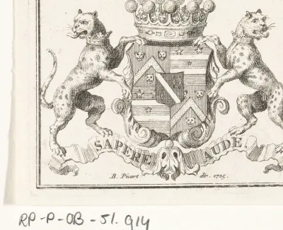 Wapenschild van Thomas Parker, graaf van Macclesfield