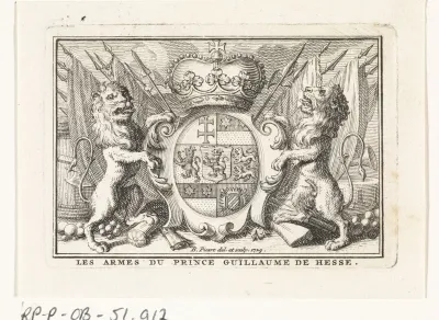 Wapenschild van Willem IV van Hessen-Kassel