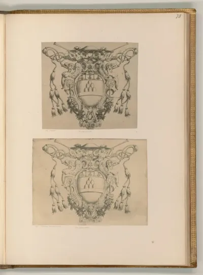 Wappen des Kardnials Peretti