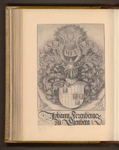 Wappen: Johann Ferenberger zu Eggenberg