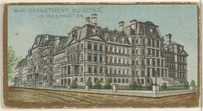 War Department Building in Washington, from the General Government and State Capitol Buildings series (N14) for Allen & Ginter Cigarettes Brands