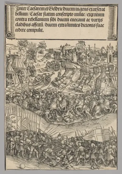 War with Guelders, plate 5 from Historical Scenes from the Life of Emperor Maximilian I from the Triumphal Arch
