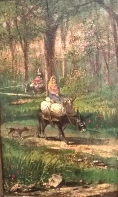 Washerwomen crossing Bomfim