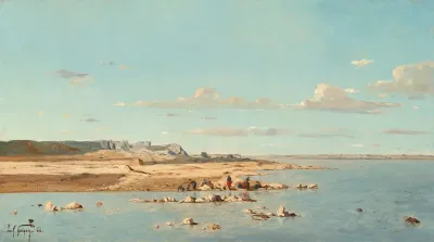 Washerwomen on the Banks of the Durance