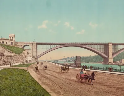 Washington Bridge and Speedway, New York