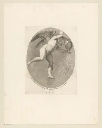 Water gietende putto