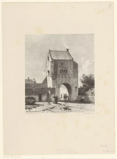 Water- of Gevangenpoort te Woudrichem
