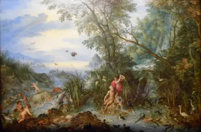 Water. Painting by Jan Brueghel the Elder