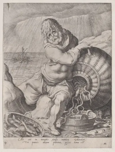 Water (Phlegmaticus), from "The Four Temperaments"